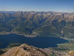 Pn cz Jeziora Como i jego otoczenia widziana z Monte Legnone