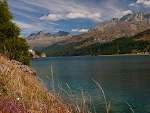 Jezioro w okolicach St. Moritz